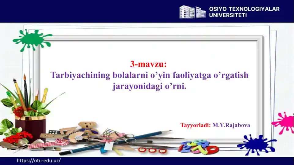 Zamonaviy pedogogning imidji