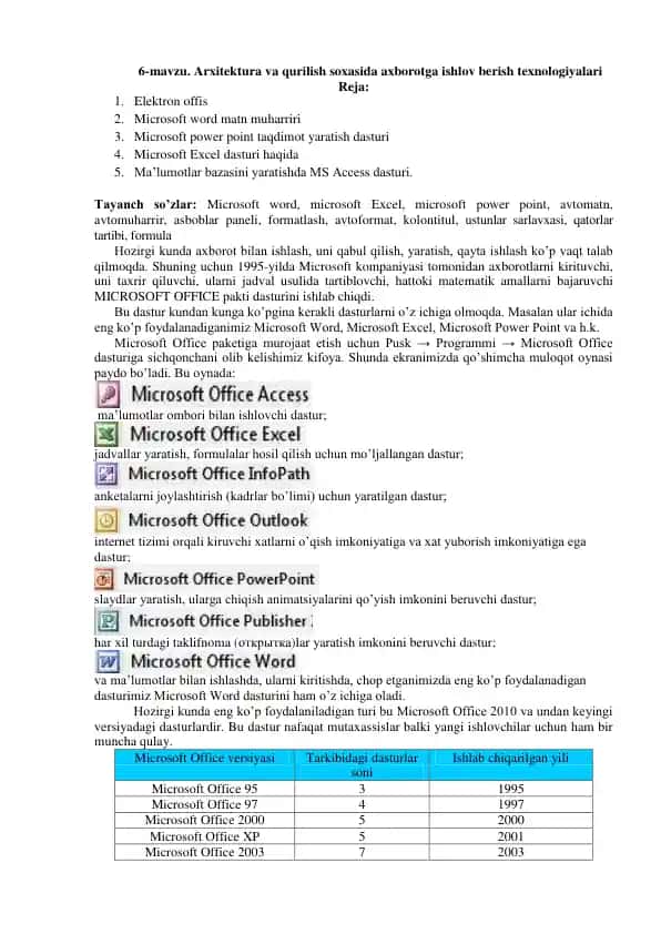 Microsoft Office paketi