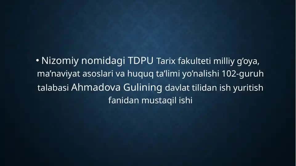 Kasbiy nutqning qo’llanilish sohalari