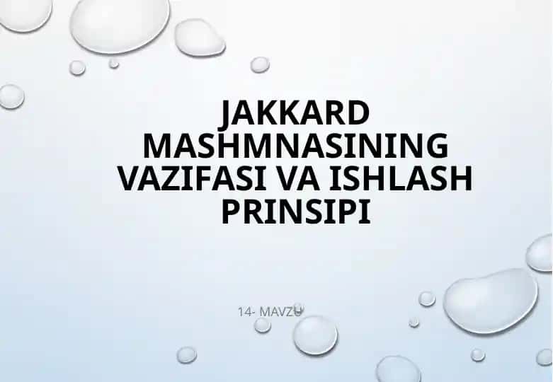 Jakkard mashinasi