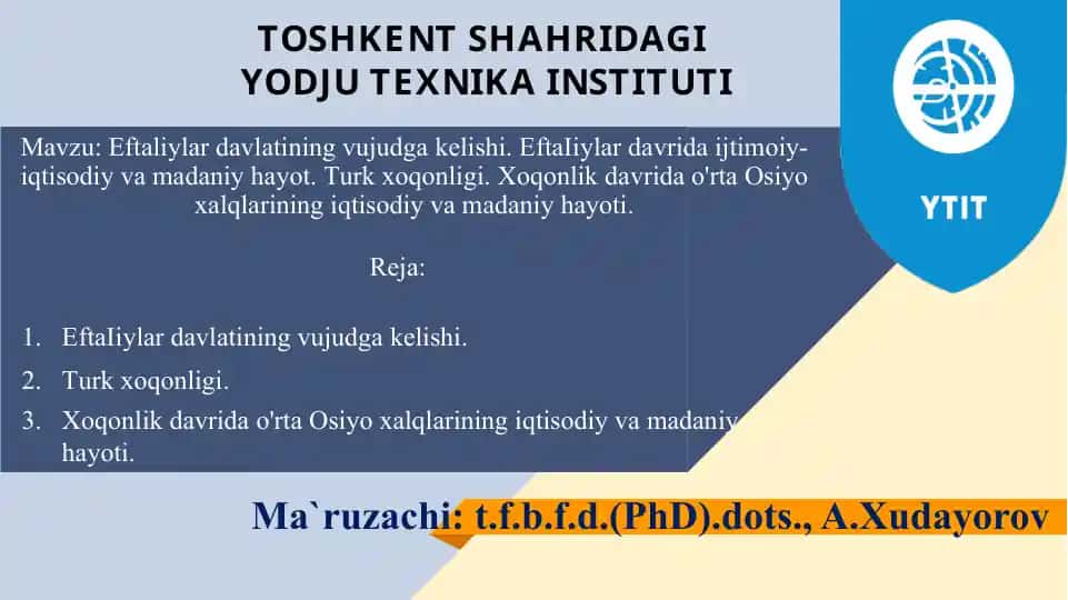 Eftaliylardavlatining vujudga kelishi