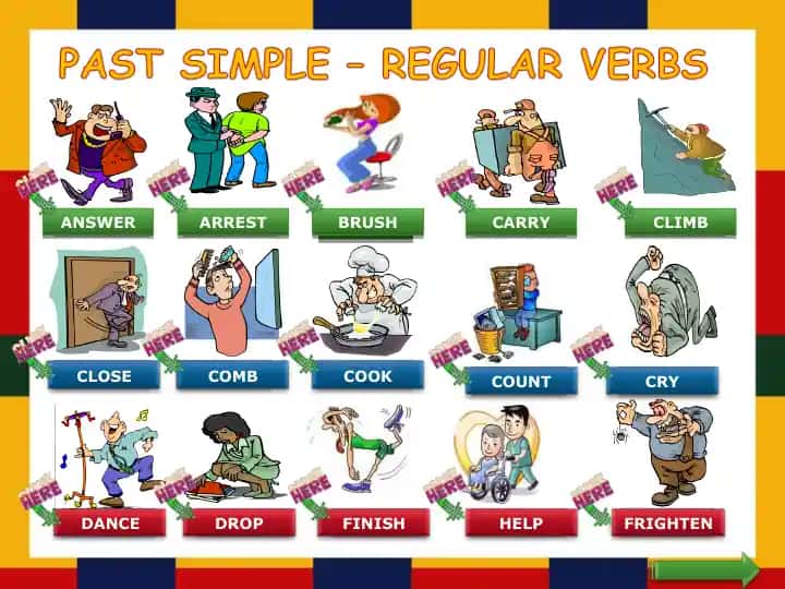 PAST SIMPLE - REGULAR VERBS