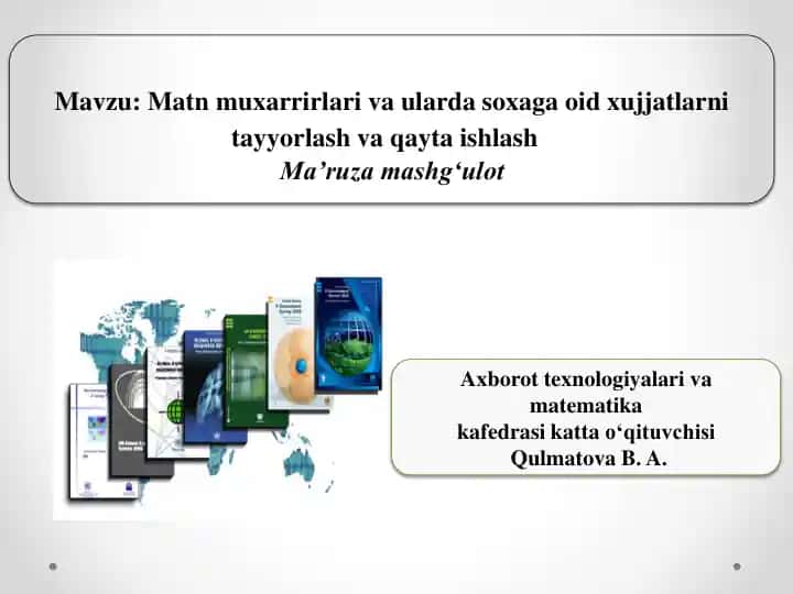 MS Word dasturi