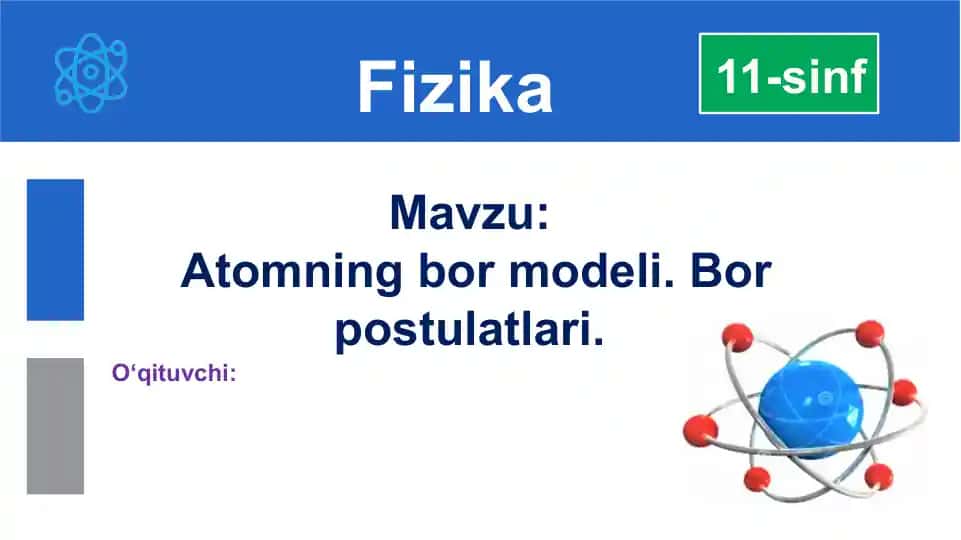 Atomning bor modeli