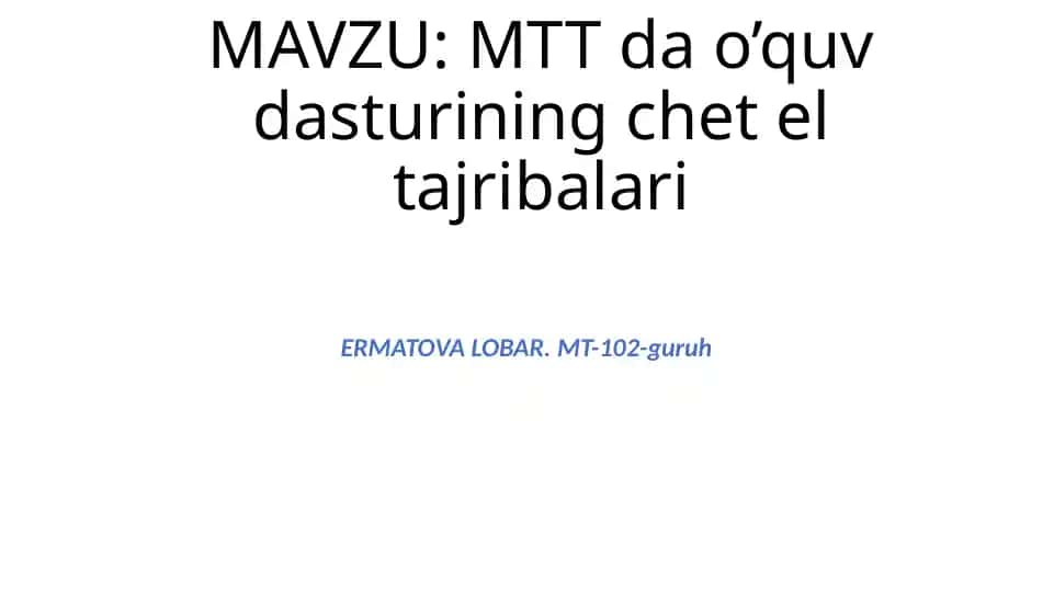 Amerikalik bolalar bog'chasi