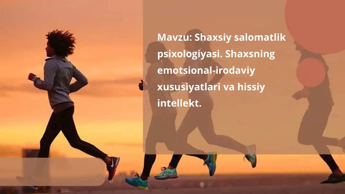 Shaxsiy salomatlik psixologiyasi