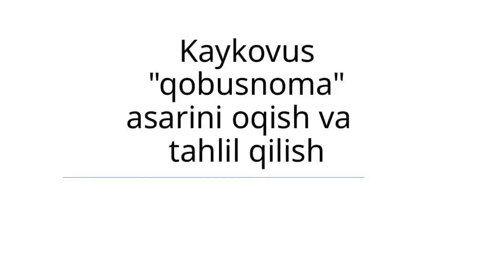 Qobusnoma