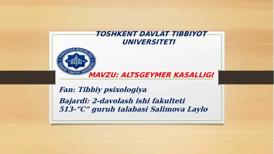 Altsgeymer kasalligi