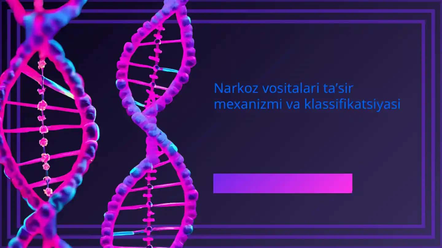 Narkoz vositalari taʼsir mexanizmi va klassifikatsiyasi