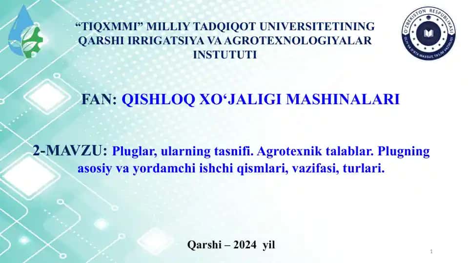 Qishloq xo‘jaligi mashinalari