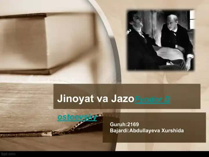 Foydor Dostoevskiyning ijodiy faoliyati