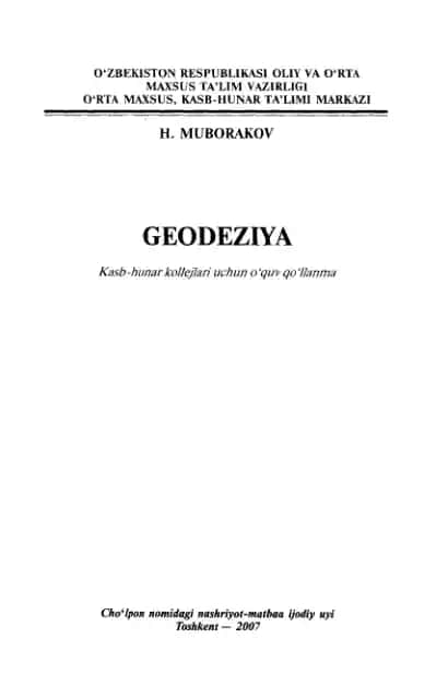 Geodeziya