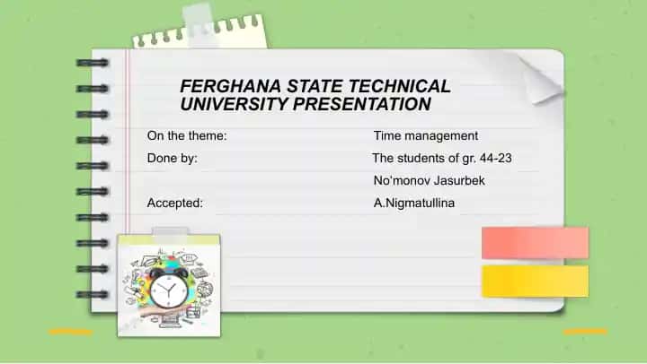 Time Management Presentation