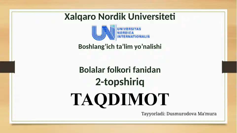 O'zbek Xalq Rivoyatlari
