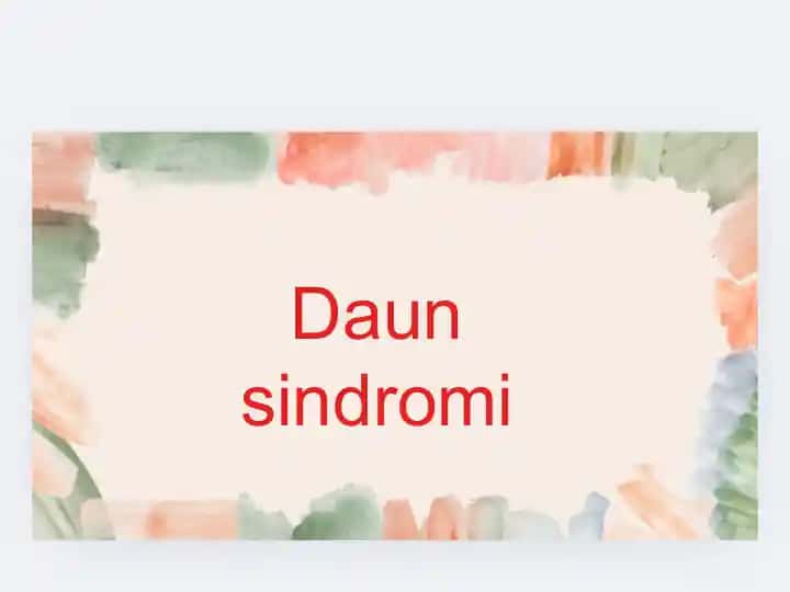 Daun sindromi