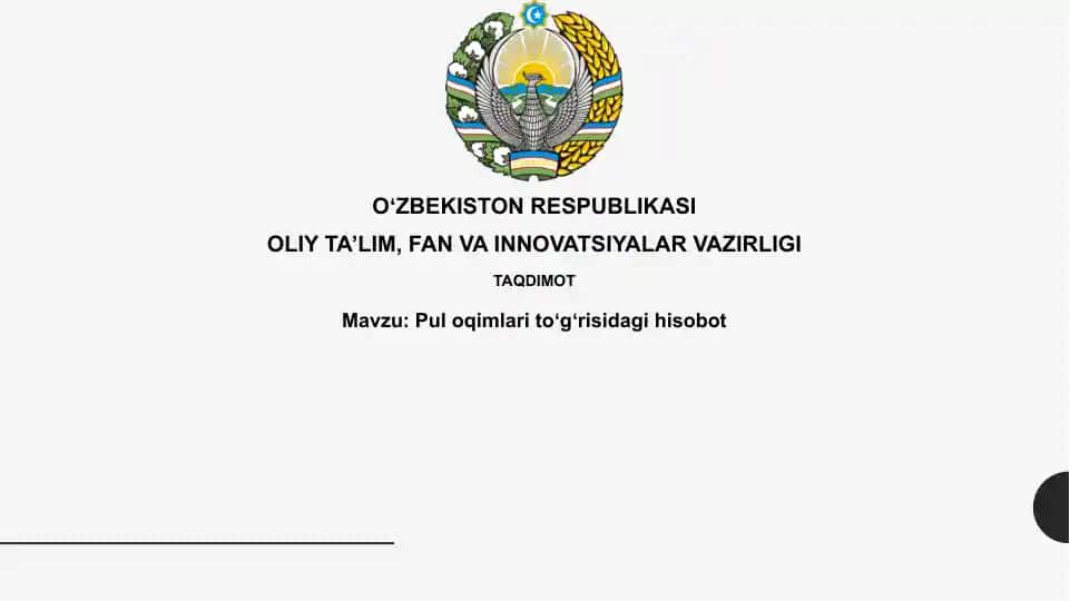 Pul oqimlari hisoboti