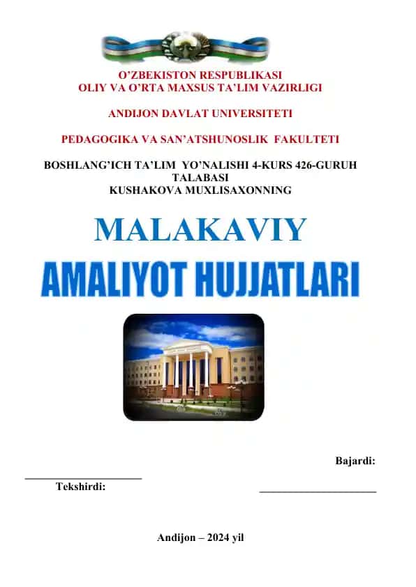 Amaliyot hujjatlari