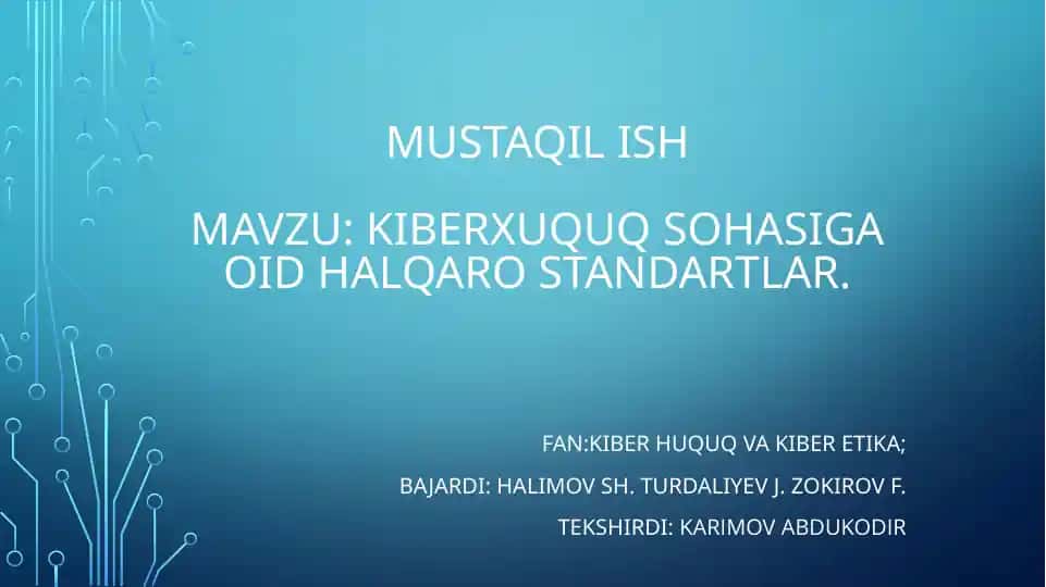 Xalqaro Kiberhuquq Deklaratsiyasi