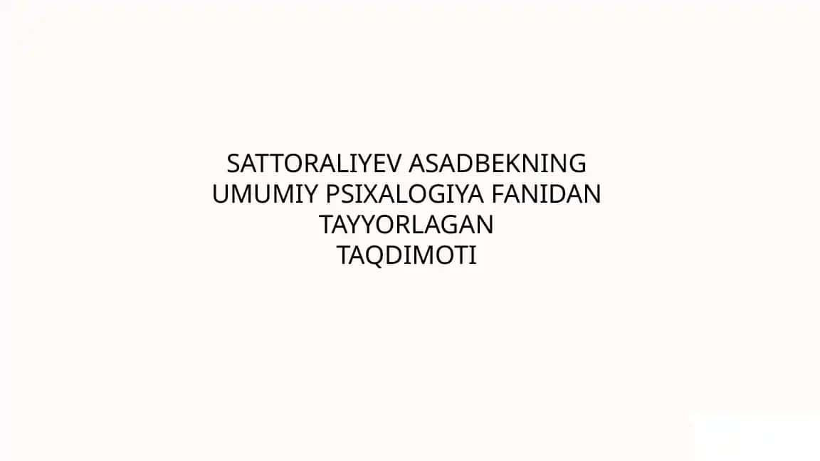 Yosh va pedagogik psixologiya fanining tadqiqot metodlari taqdimoti