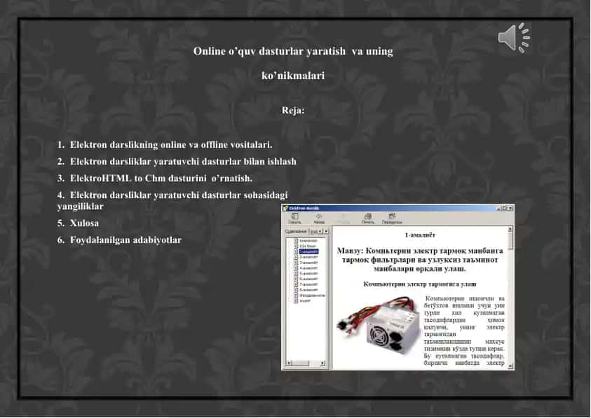 Elektrondarslikning online va offline vositalari