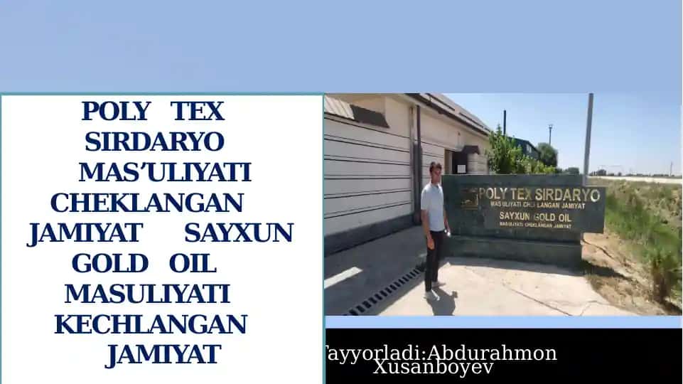 Sayxun Gold Oil