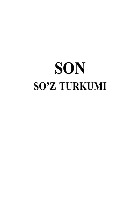 Son so'z turkumi o'quv qo'llanma unversal mukkammal tuzilgan