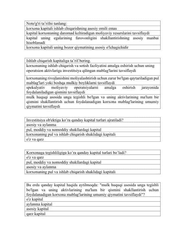 Ishlab chiqarish kapitali