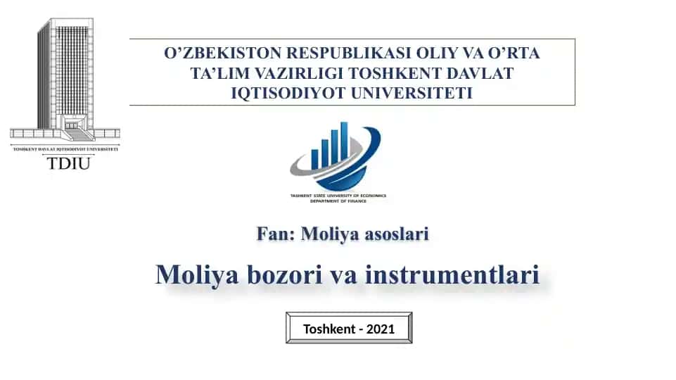 Moliyabozorivainstrumentlari
