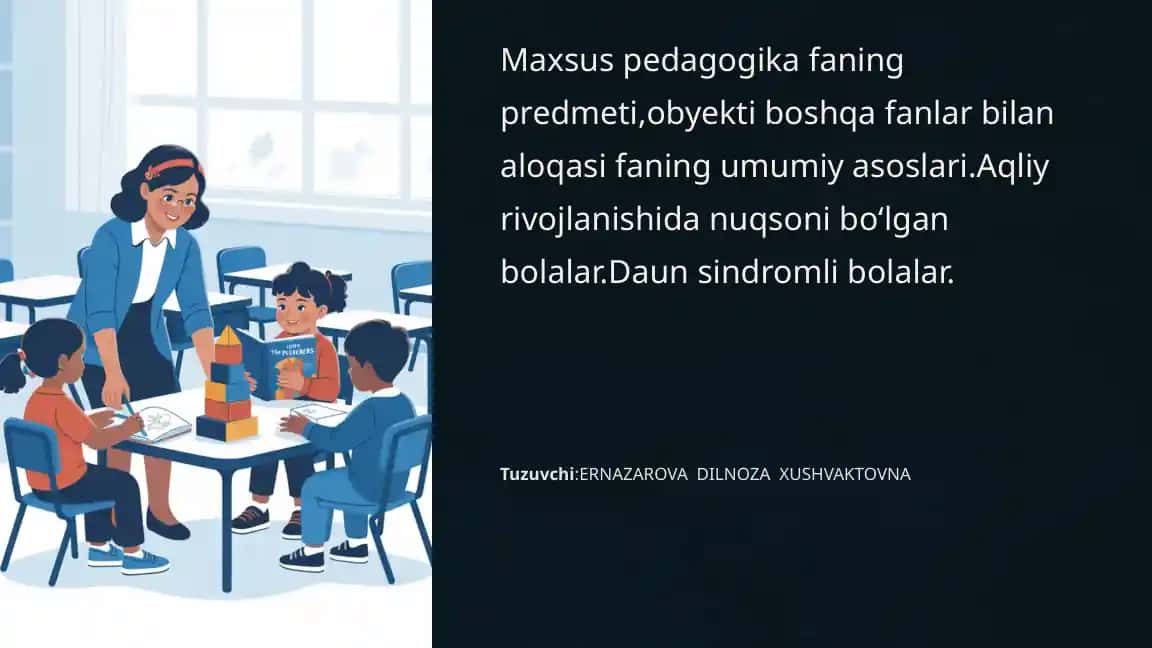 Maxsus pedagogika fani