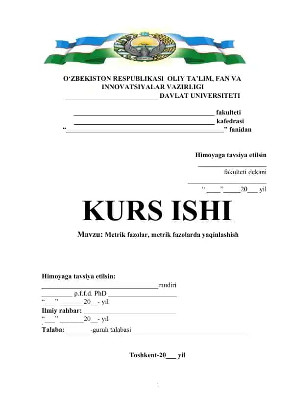 Metrik fazolar, metrik fazolarda yaqinlashish