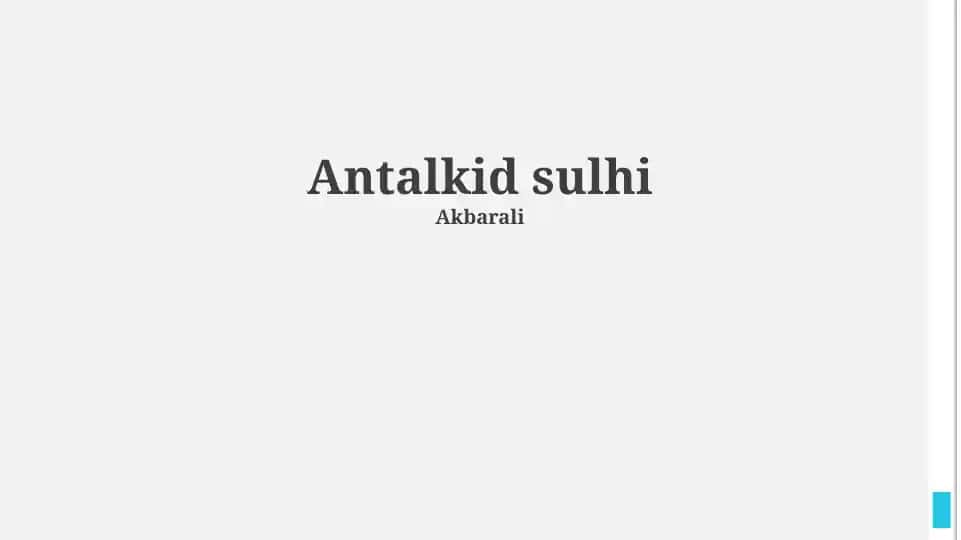 Antalkid sulhi