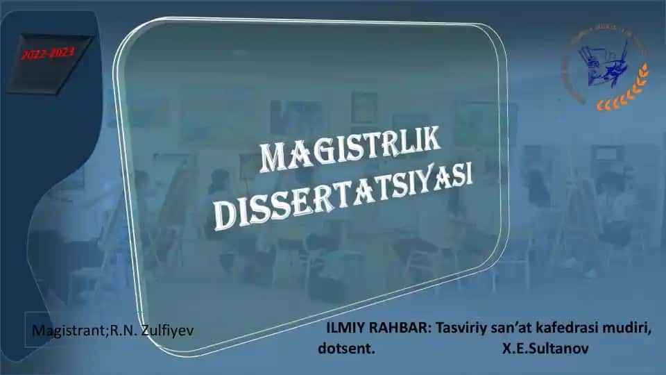 XALQ AMALIY BEZAK SAN’ATINING NAQQOSHLIK TURINI O‘RGATISHDA KOMPYUTER TEXNALOGIYALARIDAN FOYDALANISH METODIKASI