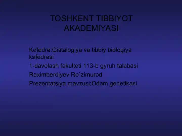 Inson Genetikasi