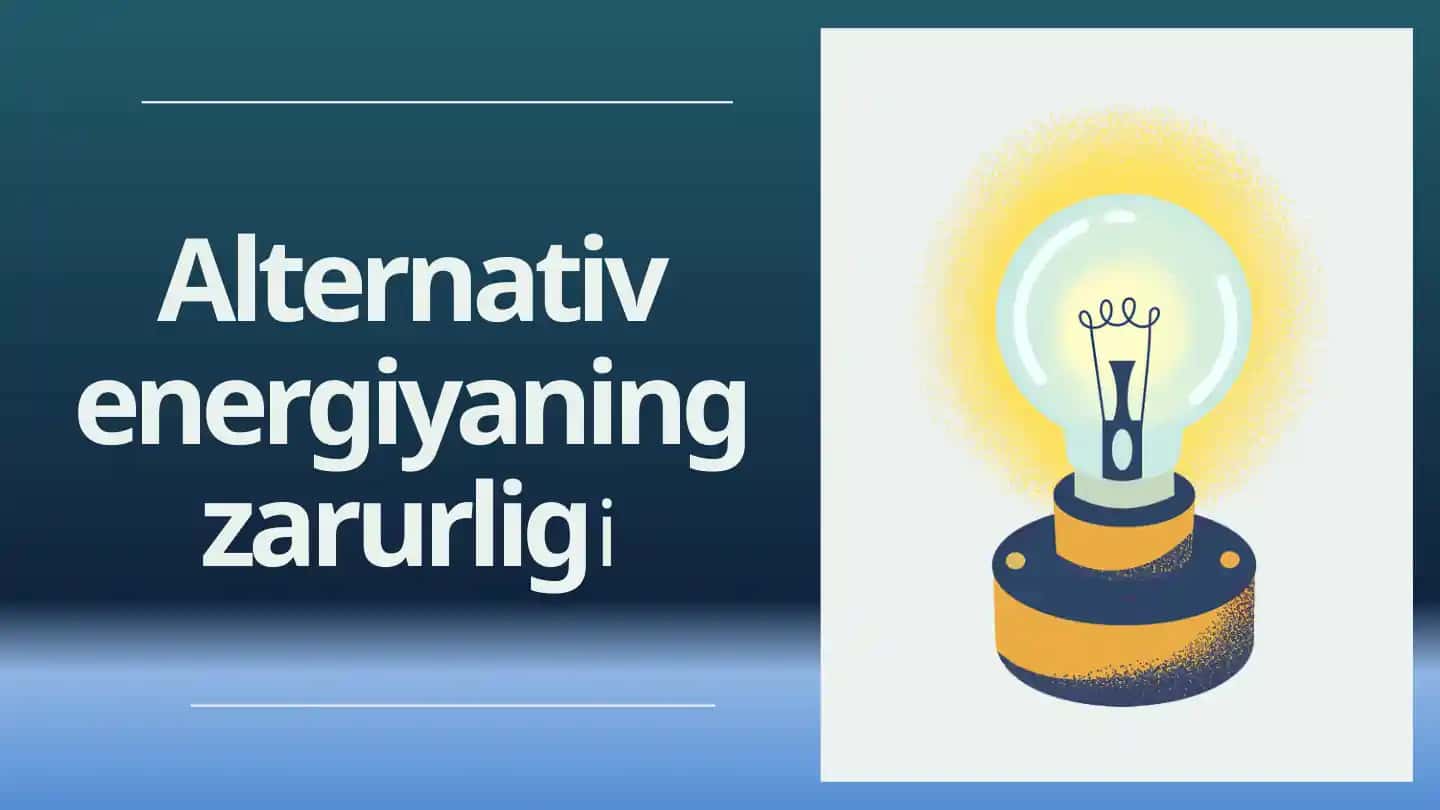 Alternativ energiya