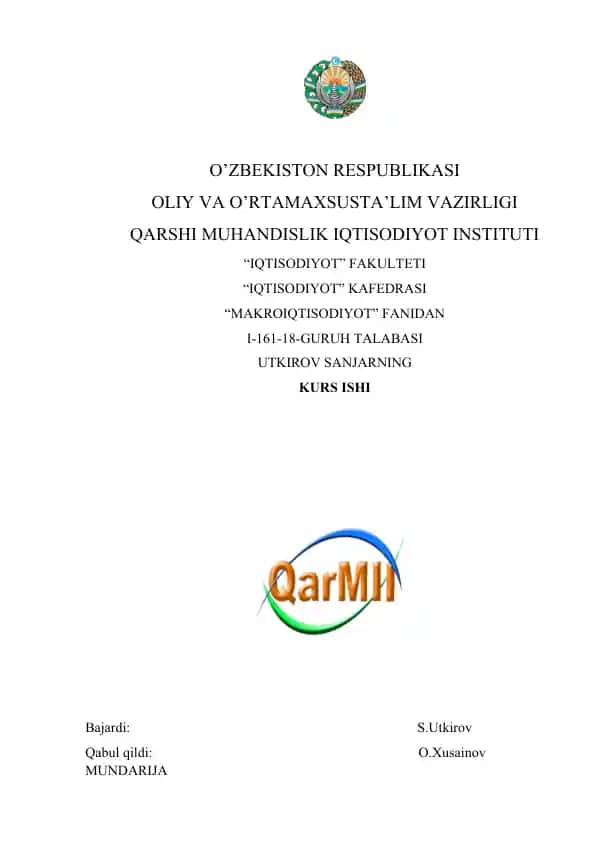 Byudjet jarayonining tashkiliy-huquqiy asoslari va bosqichlari