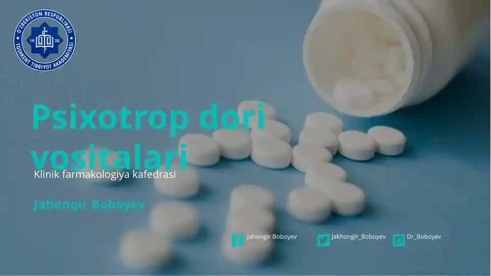 Psixotrop dori vositalari