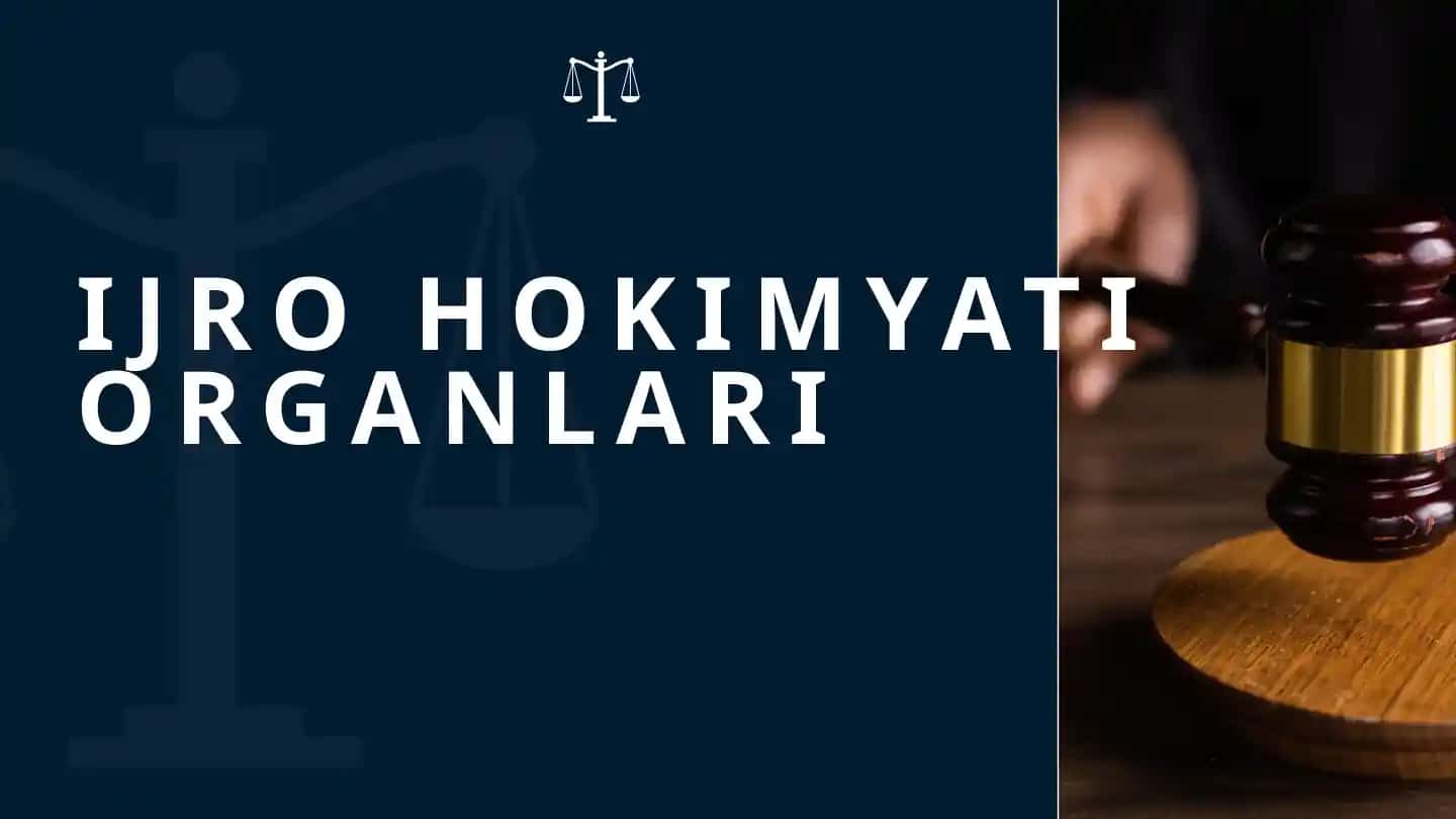 IJRO HOKIMYATI ORGANLARI