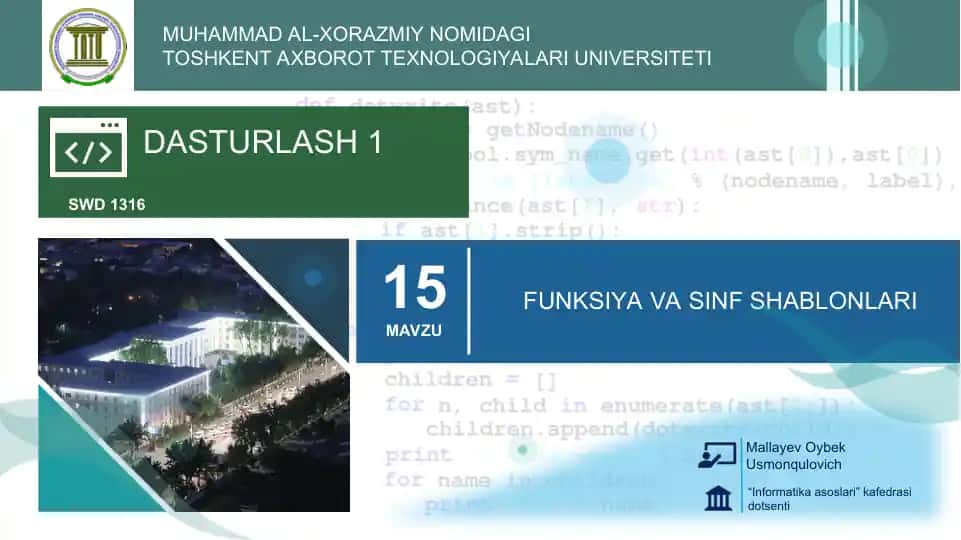 Python funksiyalari