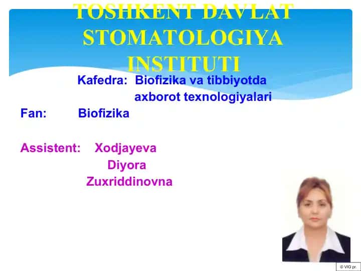 Biolektrodinamika. Tibbiyotda termometriya usullari