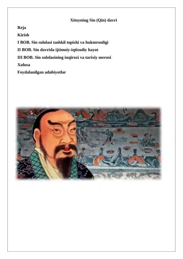 Xitoyning Sin (Qin) davri