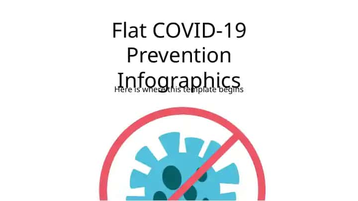 Flat COVID-19 Prevention Infographics