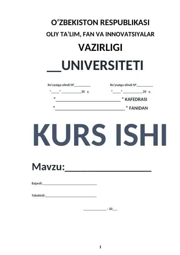 Diktant va yozma nutqini o'stirish mavzusidagi kurs ishi