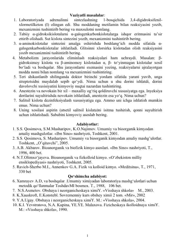 α-galogenkarbonkislotasi sintezi