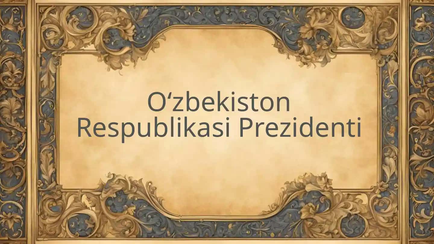 Oʻzbekiston Respublikasi Prezidenti