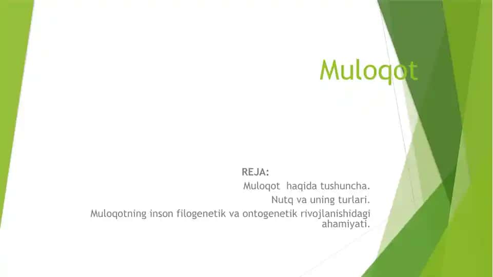 Muloqot
