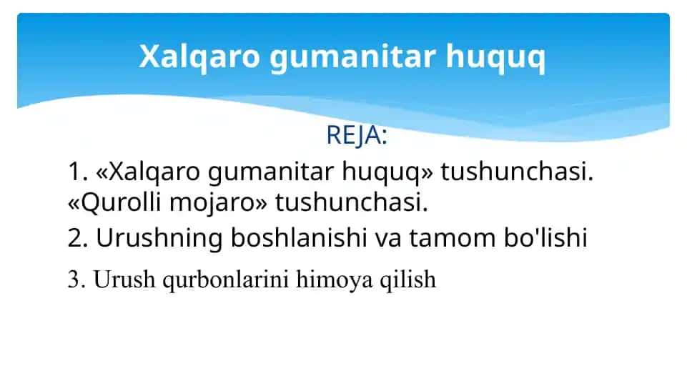 Xalqaro gumanitar huquq