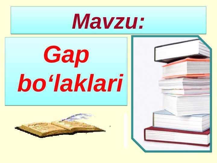 Gap bo‘laklari