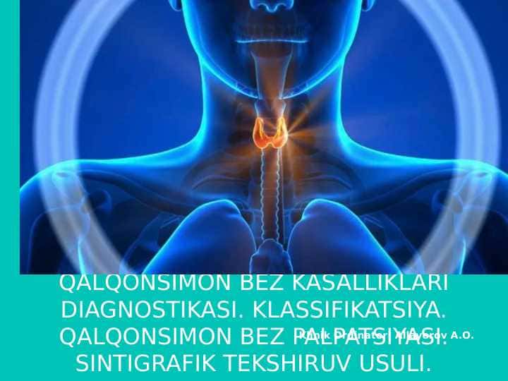 Qalqonsimon bez kasalliklari diagnostikasi