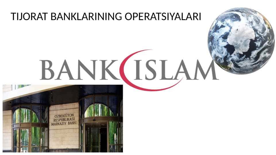 Tijorat banklarining operatsiyalari