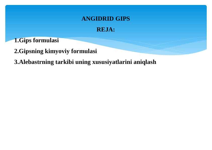 ANGIDRID GIPS